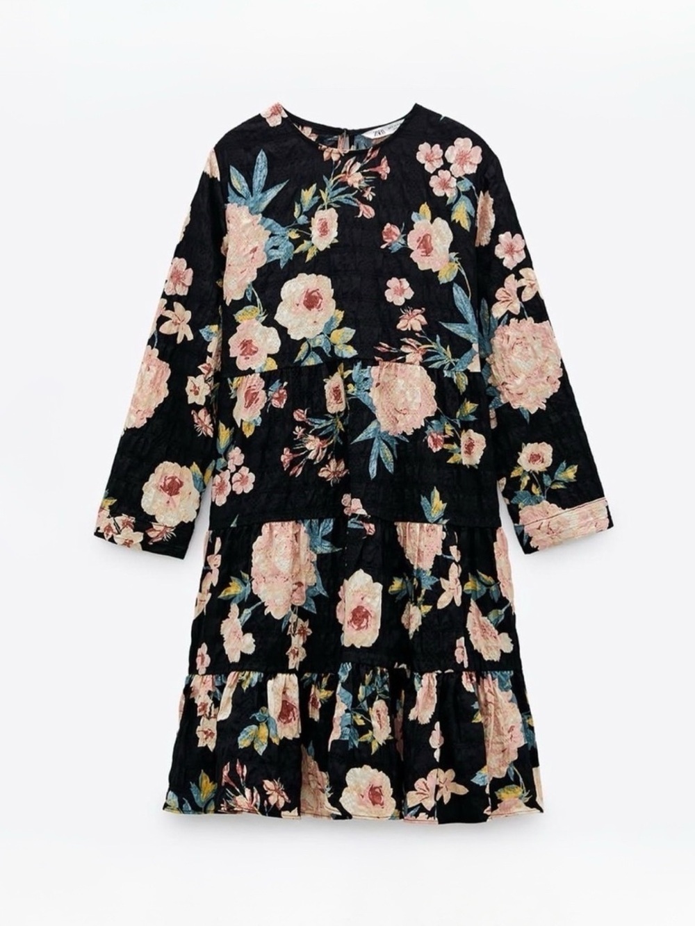 Zara Floral Babydoll Dress Sz XS